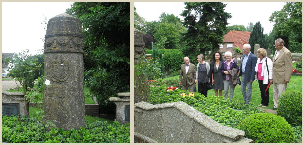 Grabstätte der Familie Georg August Ferdinand Tantzen am 27. Juli 2017